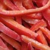 Frozen Red Bell Peppers in slices